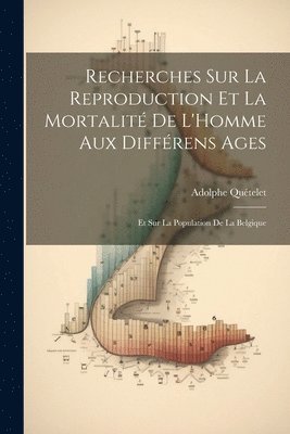 Adolphe Quételet - Recherches Sur La Reproduction Et La Mortalité De L'Homme Aux Différens Ages, Häftad