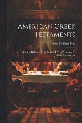 bokomslag American Greek Testaments