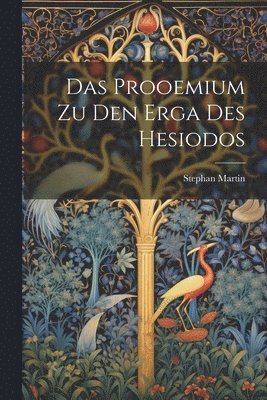 bokomslag Das Prooemium Zu Den Erga Des Hesiodos