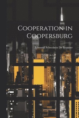 Edmund Schweinitz De Brunner - Cooperation in Coopersburg, Häftad
