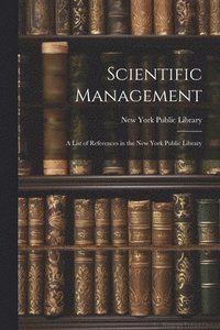 bokomslag Scientific Management