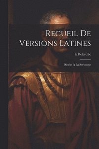 bokomslag Recueil De Versions Latines