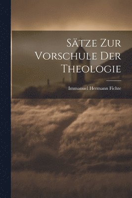 bokomslag Stze Zur Vorschule Der Theologie