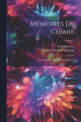 bokomslag Mmoires De Chimie