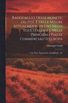 bokomslag Ragguaglio Delle Monete, Dei Pesi, E Delle Misure Attualmente in Uso Negli Stati Italiani E Nelle Principali Piazze Commerciali D'europa