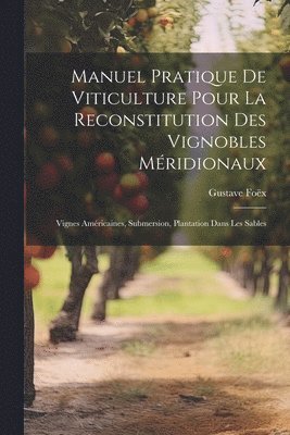 bokomslag Manuel Pratique De Viticulture Pour La Reconstitution Des Vignobles Mridionaux