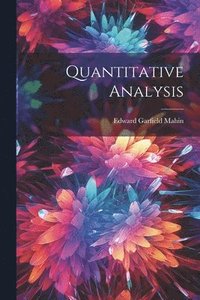 bokomslag Quantitative Analysis