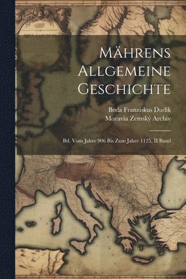 bokomslag Mhrens Allgemeine Geschichte