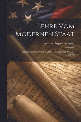 Lehre Vom Modernen Staat 1