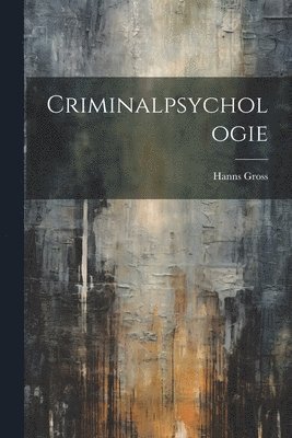 bokomslag Criminalpsychologie