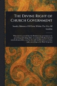 bokomslag Divine Right of Church Government