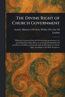 bokomslag Divine Right of Church Government