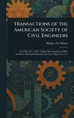 bokomslag Transactions of the American Society of Civil Engineers