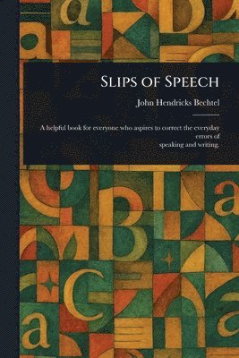bokomslag Slips of Speech