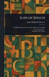 bokomslag Slips of Speech