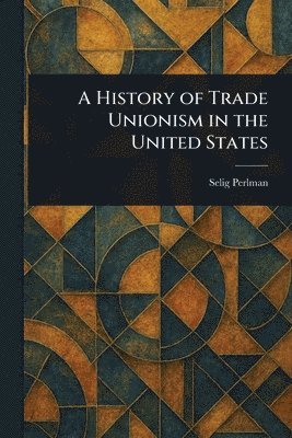 bokomslag History of Trade Unionism in the United States