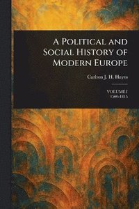 bokomslag Political and Social History of Modern Europe