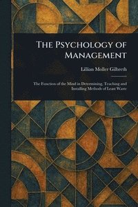 bokomslag Psychology of Management