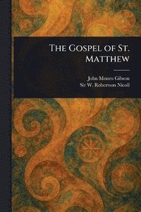 bokomslag Gospel of St. Matthew