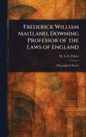 bokomslag Frederick William Maitland, Downing Professor of the Laws of England