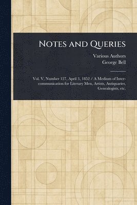 bokomslag Notes and Queries