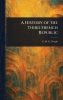 C H C (Charles Henry Conrad) Wright, C. H. C. (Charles Henry Conrad) Wright - History of the Third French Republic, Inbunden