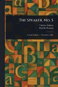 bokomslag Speaker, No. 5