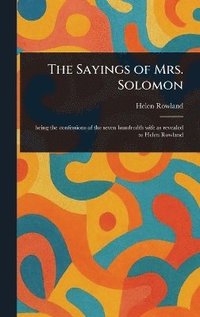 bokomslag Sayings of Mrs. Solomon