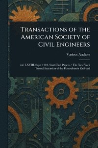 bokomslag Transactions of the American Society of Civil Engineers