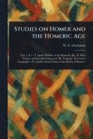 bokomslag Studies on Homer and the Homeric Age