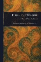 bokomslag Elijah the Tishbite