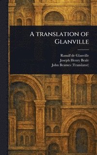 bokomslag Translation of Glanville