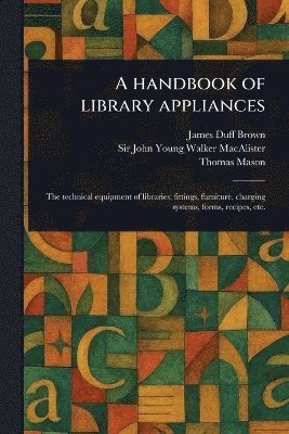 bokomslag Handbook of Library Appliances