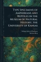 bokomslag Type Specimens of Amphibians and Reptiles in the Museum of Natural History, the University of Kansas