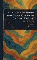 What I Saw in Berlin and Other European Capitals During Wartime 1