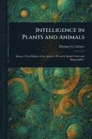bokomslag Intelligence in Plants and Animals
