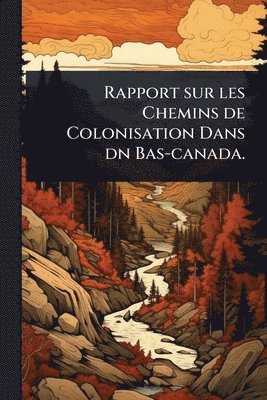 bokomslag Rapport sur les Chemins de Colonisation Dans dn Bas-canada.
