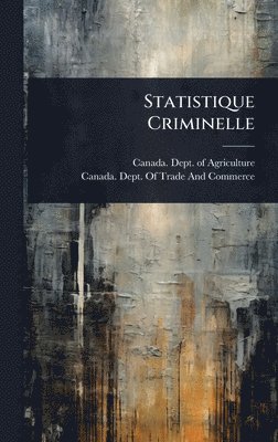 bokomslag Statistique Criminelle