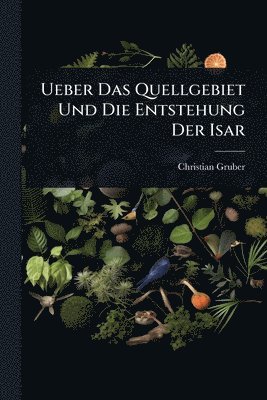 bokomslag Ueber Das Quellgebiet Und Die Entstehung Der Isar