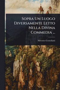 bokomslag Sopra Un Luogo Diversamente Letto Nella Divina Commedia ...