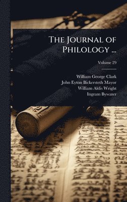 bokomslag The Journal of Philology ...