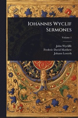 bokomslag Iohannis Wyclif Sermones