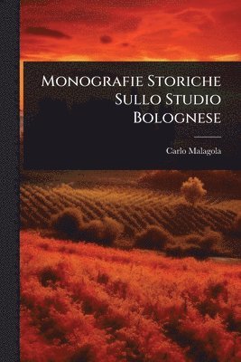 bokomslag Monografie Storiche Sullo Studio Bolognese