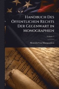 bokomslag Handbuch Des Ã-ffentlichen Rechts Der Gegenwart in Monographien