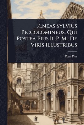bokomslag Ã¿neas Sylvius Piccolomineus, Qui Postea Pius Ii. P. M., De Viris Illustribus