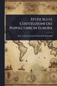 bokomslag Studi Sulle Costituzioni Dei Popoli Libri in Europa