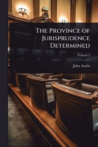 bokomslag Province of Jurisprudence Determined