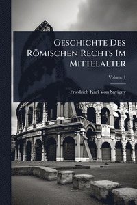bokomslag Geschichte Des Römischen Rechts Im Mittelalter