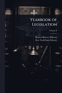 bokomslag Yearbook of Legislation