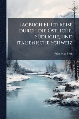 bokomslag Tagbuch Einer Reise durch die Ã-stliche, SÃ1/4dliche, und Italienische Schweiz